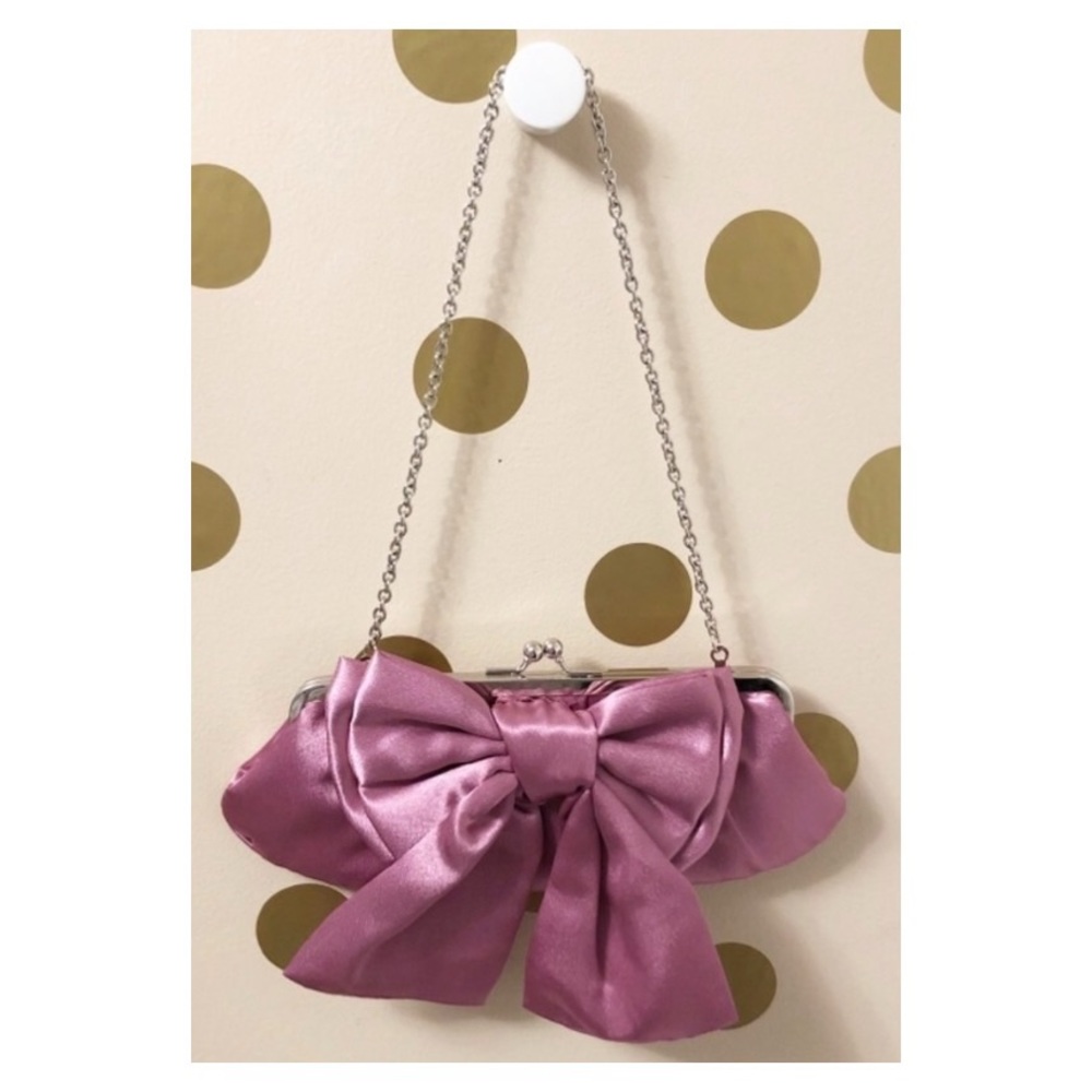 Satin Bow Bag